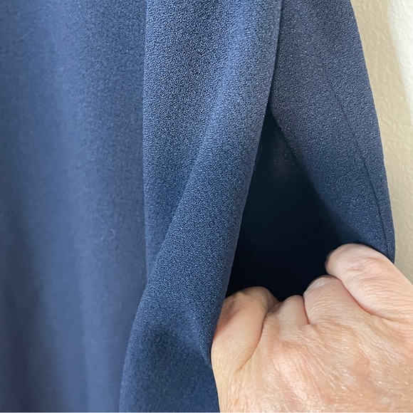 Dress the Population Women's Livia Midi High Dress Peacock Blue Sz S - Picture 8 of 10